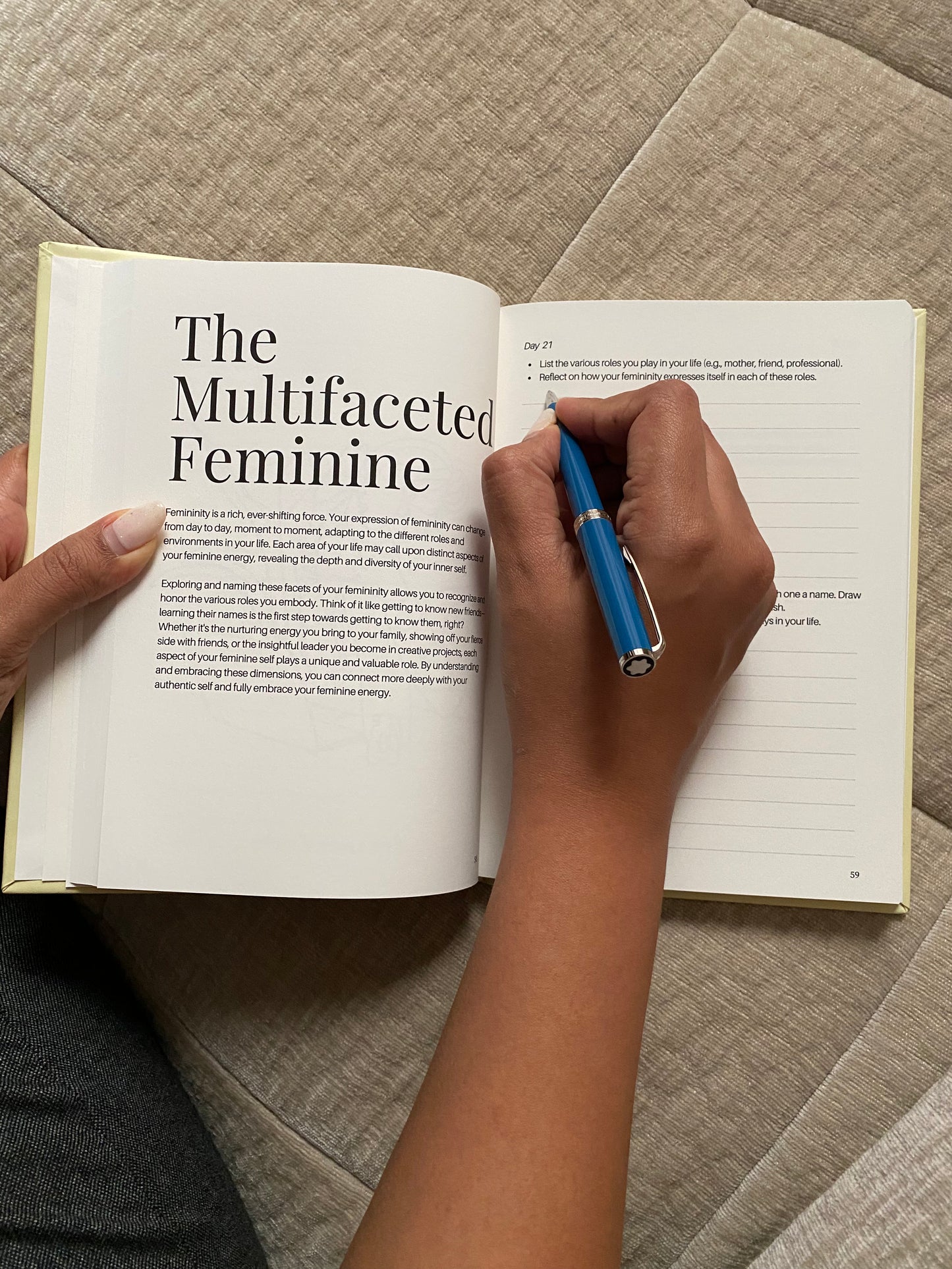 Embracing Feminine Energy in 90 Days Journal